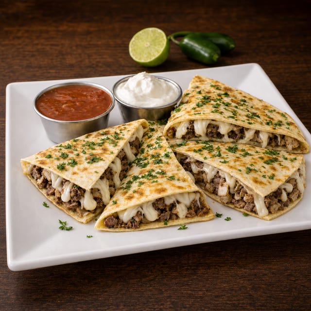 Cheesesteak Quesadilla.