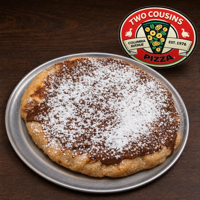 10 Inch Nutella Pizza.