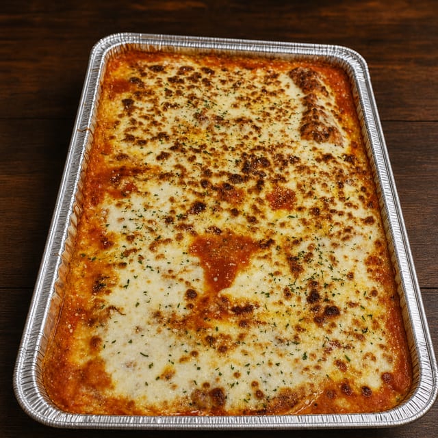 Full Tray Homemade Lasagna.