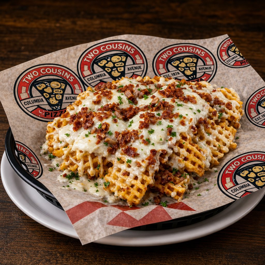 Waffle Bacon Cheese Fries.