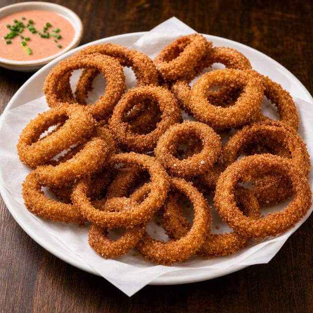 🧅Full Tray Crispy Onion Rings 🧅.
