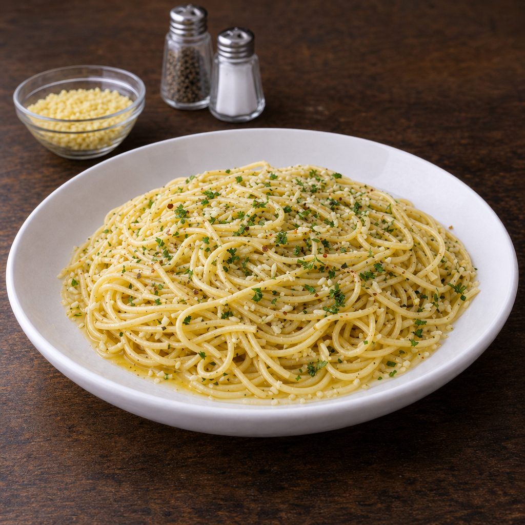 Spaghetti Garlic & Oil.