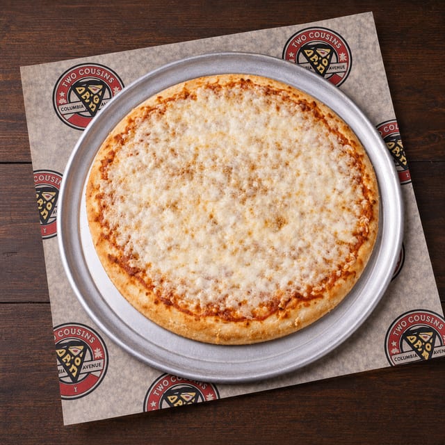 12" Cauliflower Cheese Pizza.