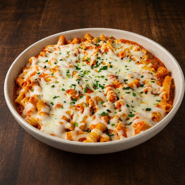 Half Tray Baked Ziti.