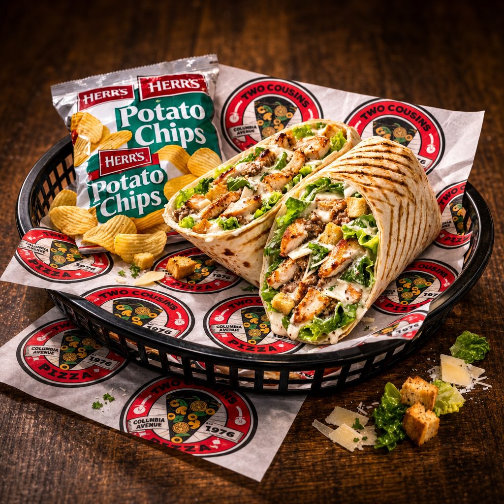 Chicken Caesar Wrap.