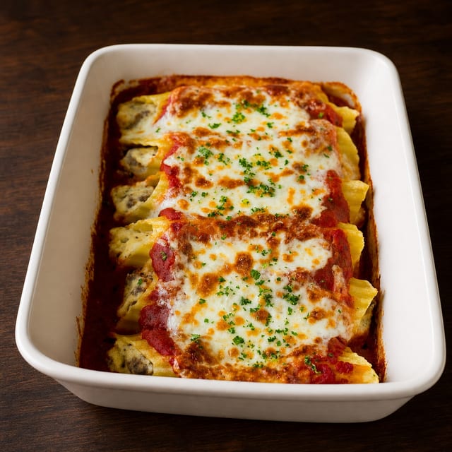Half Tray Manicotti.