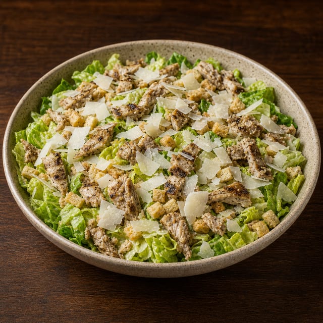 Full Tray Chicken Caesar Salad.
