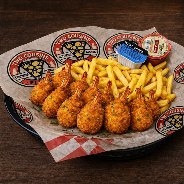 Butterfly Shrimp & Fries.