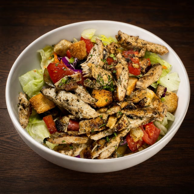 Half Tray Grilled Chicken Salad.