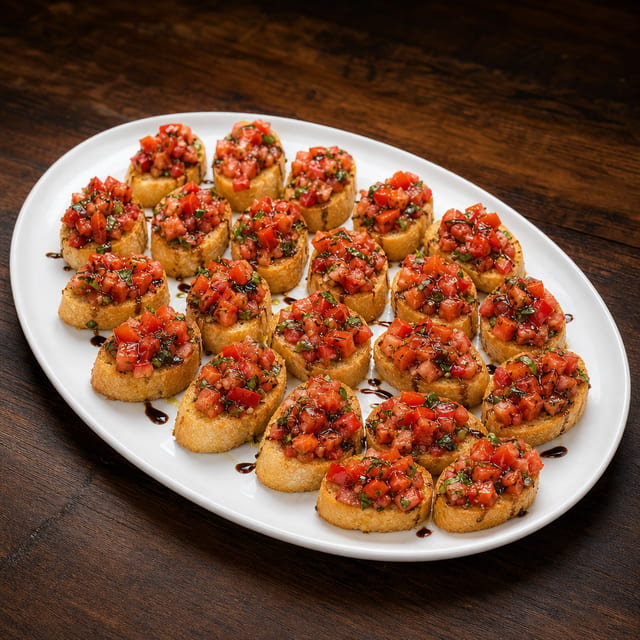 🍅Full Tray Bruschetta (35 Pcs) 🍅.