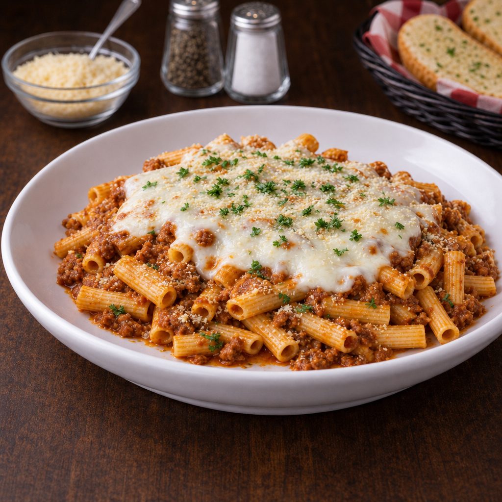 Baked Ziti.