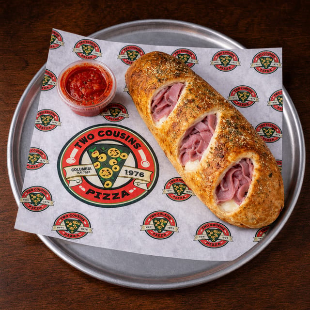 P Ham Cheese Stromboli.