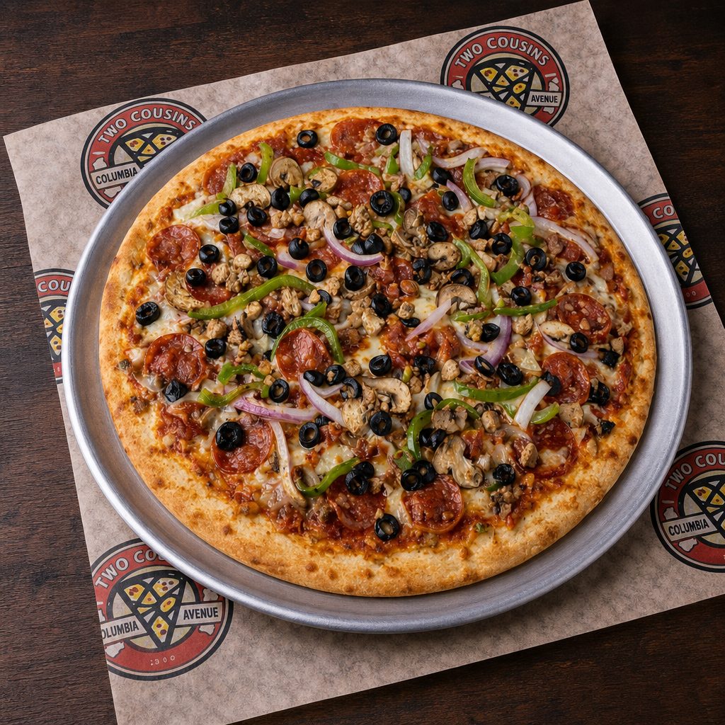 12" Cauliflower Gourmet Pizza.