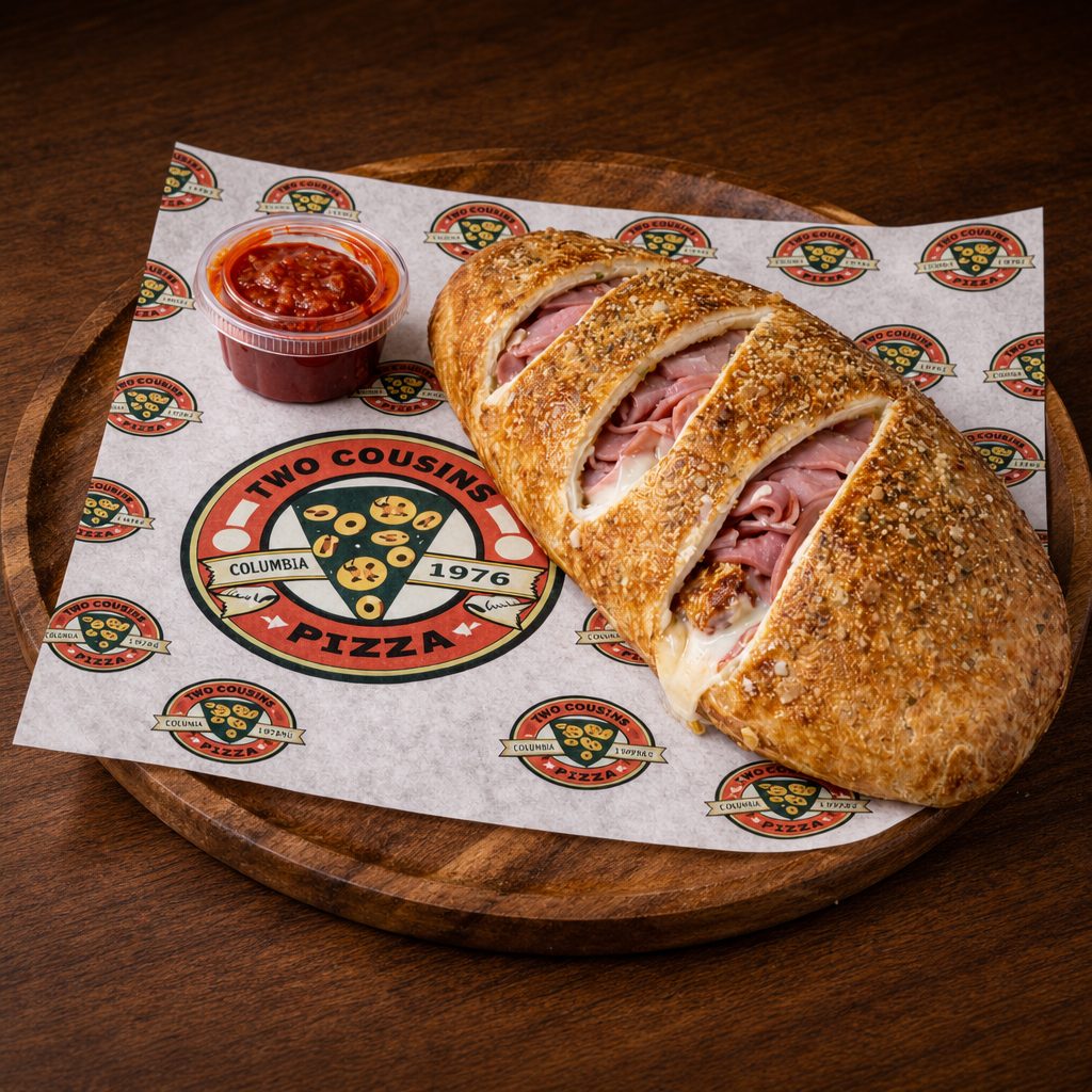 P Ham & Chz Calzone.