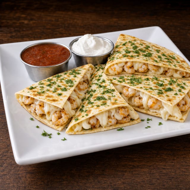 Shrimp Quesadilla.