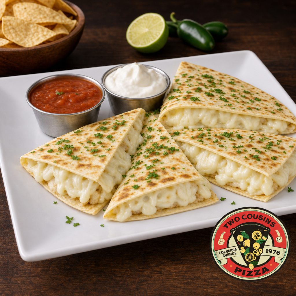 Cheese Quesadilla.