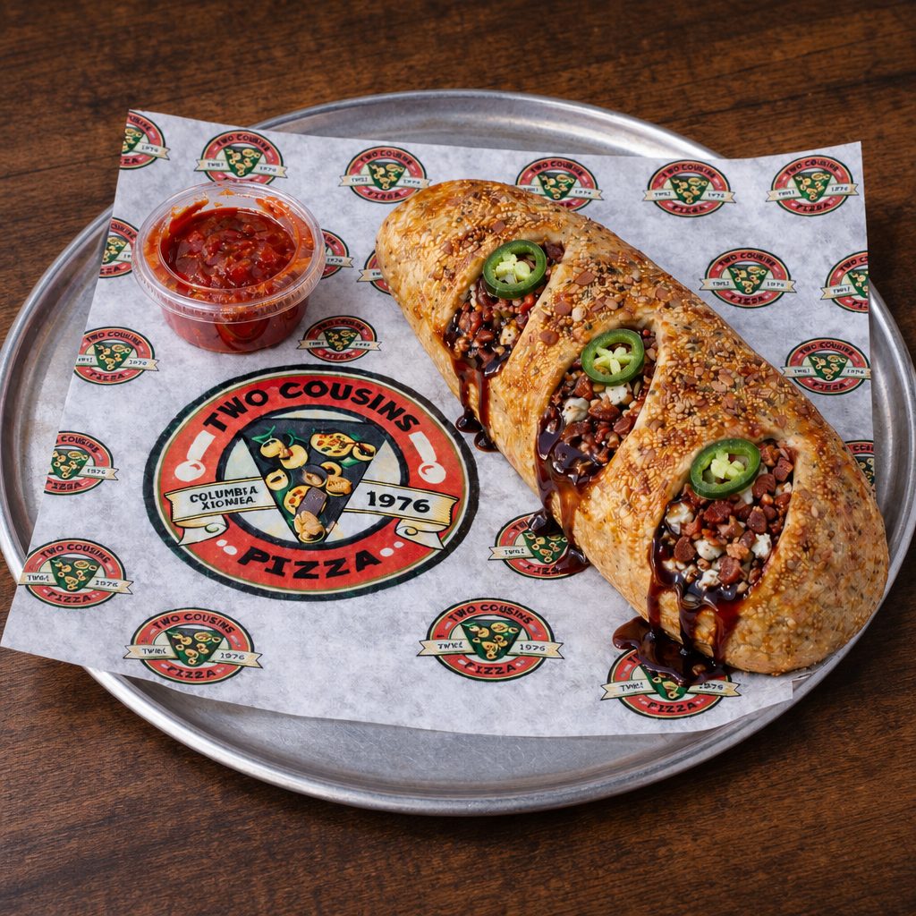 P Texas BBQ Stromboli.
