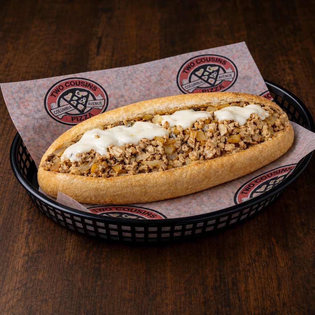 Buffalo Chicken Cheesesteak Sub.