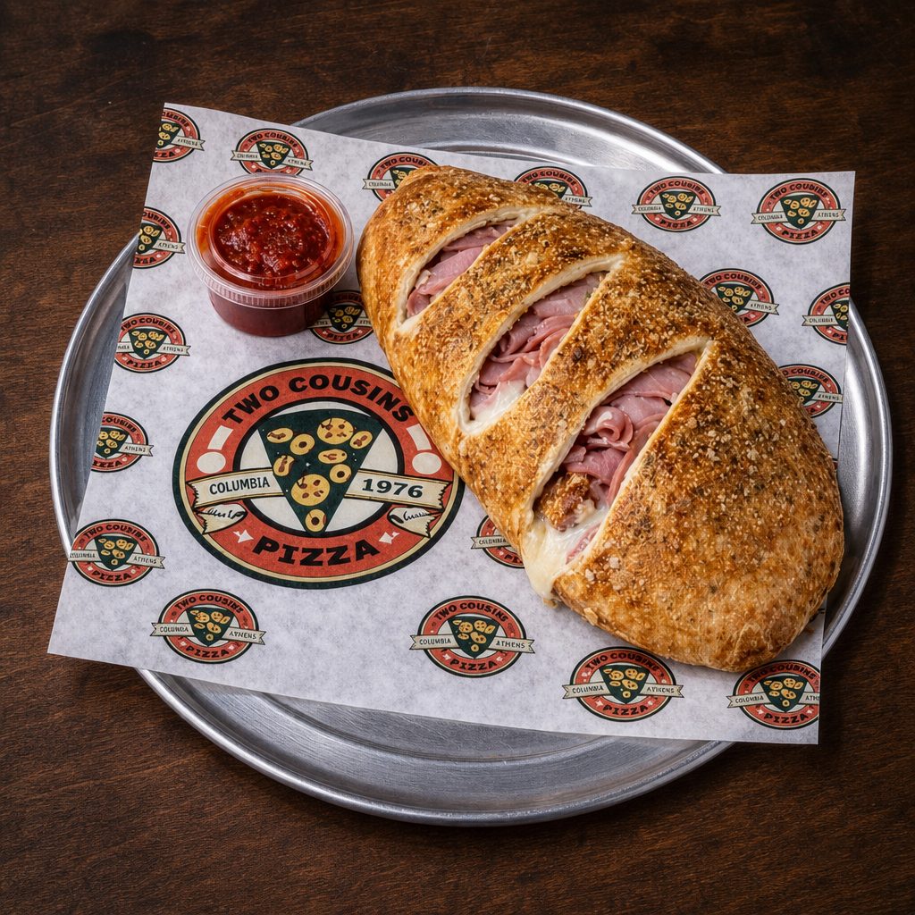 L Ham & Chz Calzone.