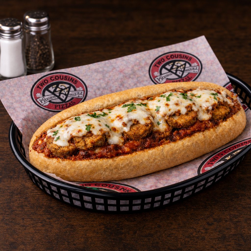 Veal Parm Sub.