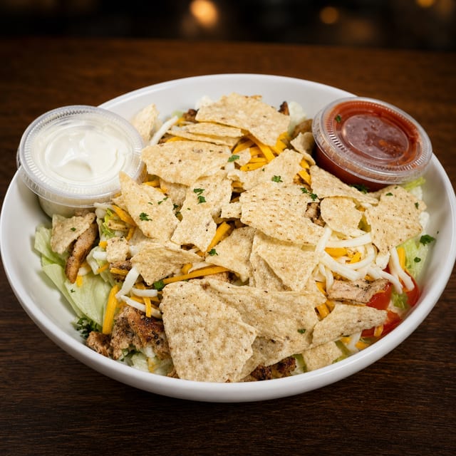 Half Tray Chicken Taco Salad.