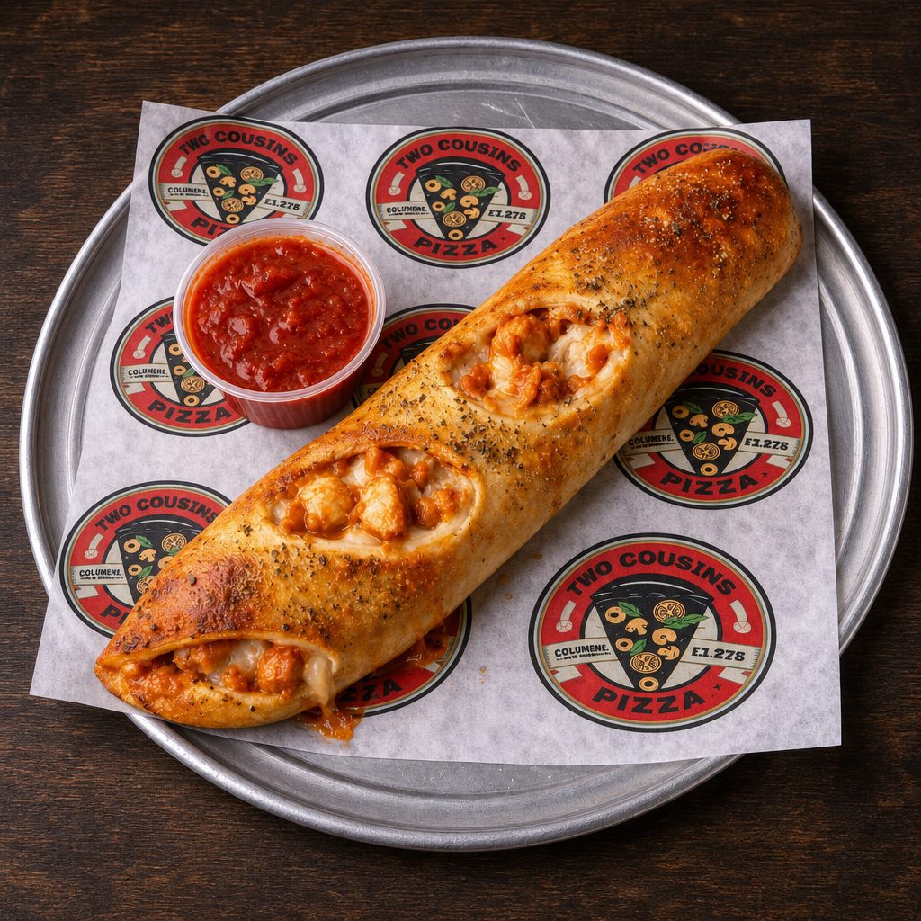 P Buffalo Chicken Stromboli.