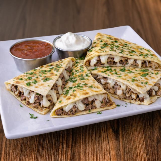 Cheesesteak Quesadilla.