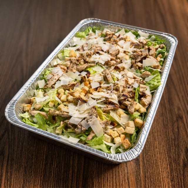 Half Tray Chicken Caesar Salad.