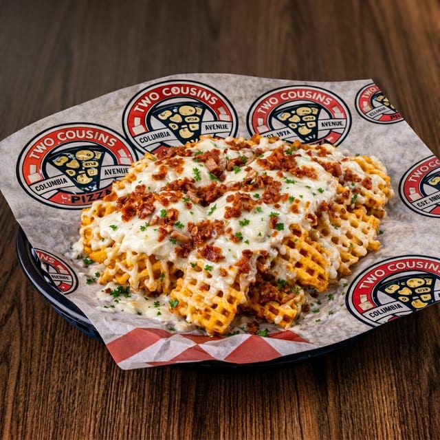 Waffle Bacon Cheese Fries.