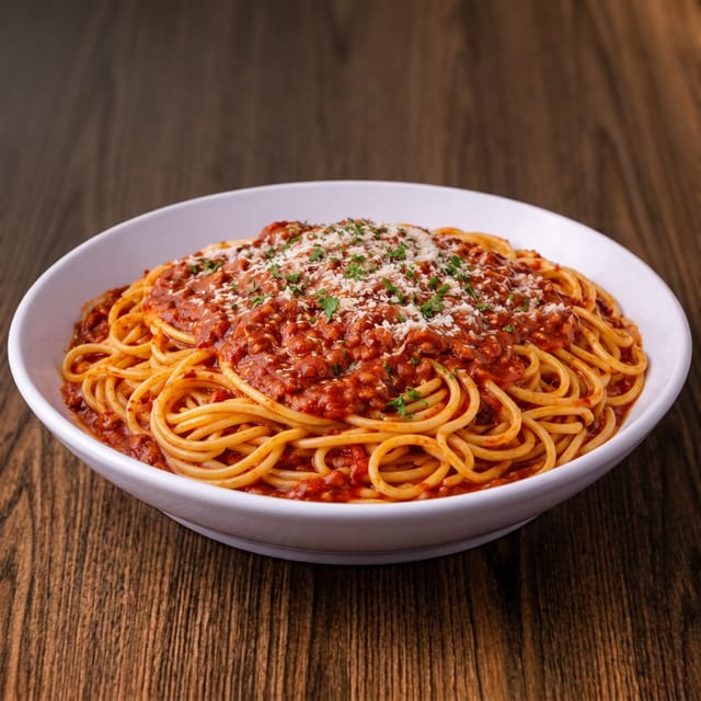 Kids Spaghetti w/Marinara Sauce.