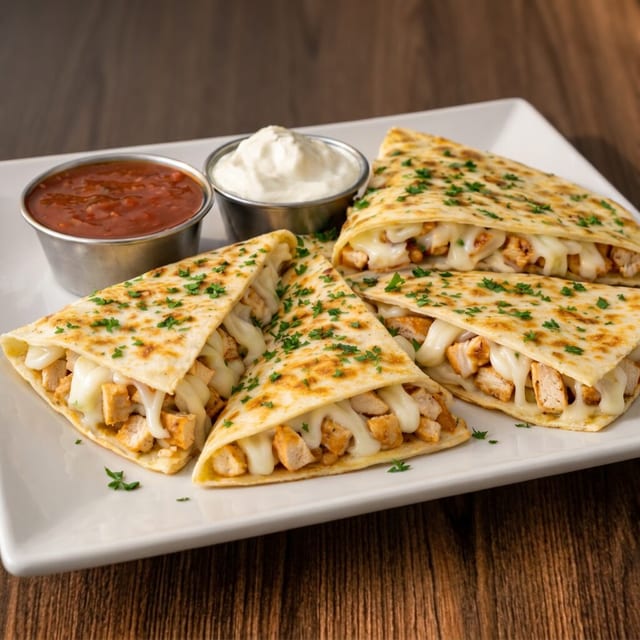 Chicken Quesadilla.