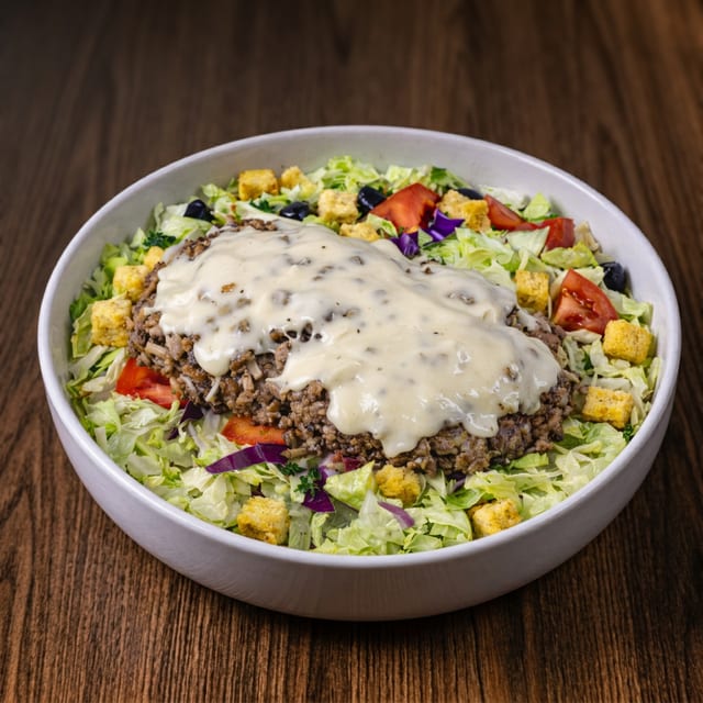 Cheesesteak Salad.