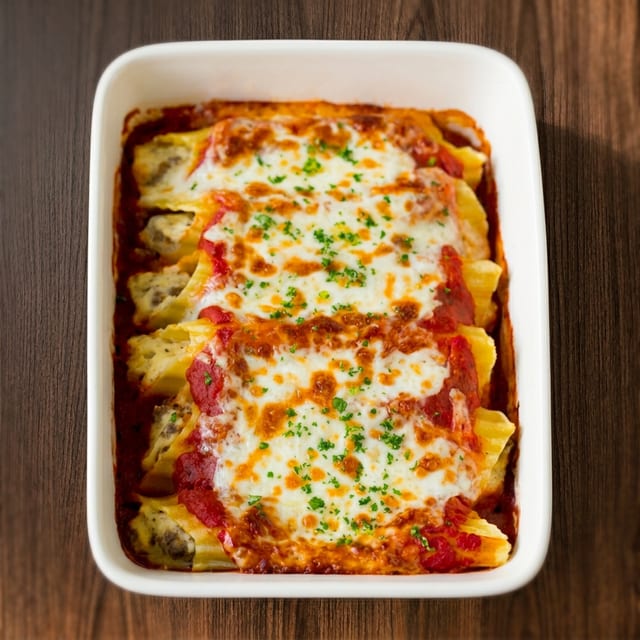 Full Tray Manicotti.