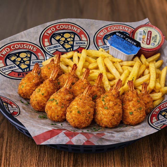 Butterfly Shrimp & Fries.