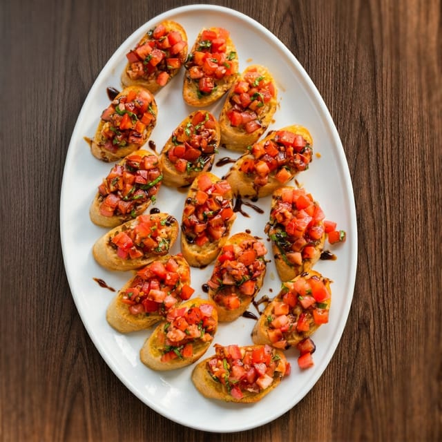 🍅Full Tray Bruschetta (35 Pcs) 🍅.