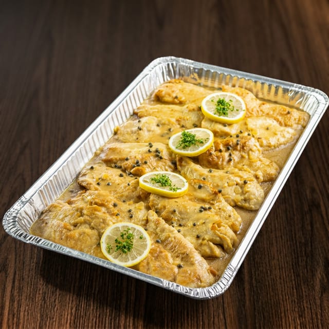 Full Tray Chicken Piccata.