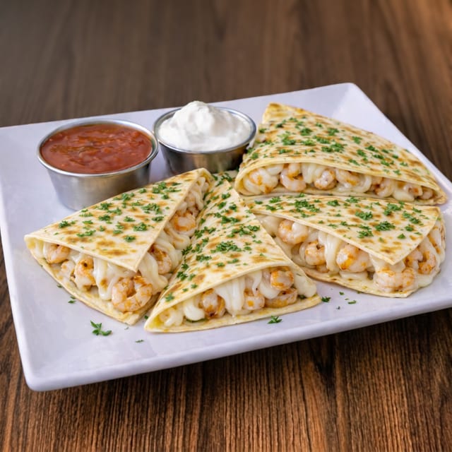 Shrimp Quesadilla.