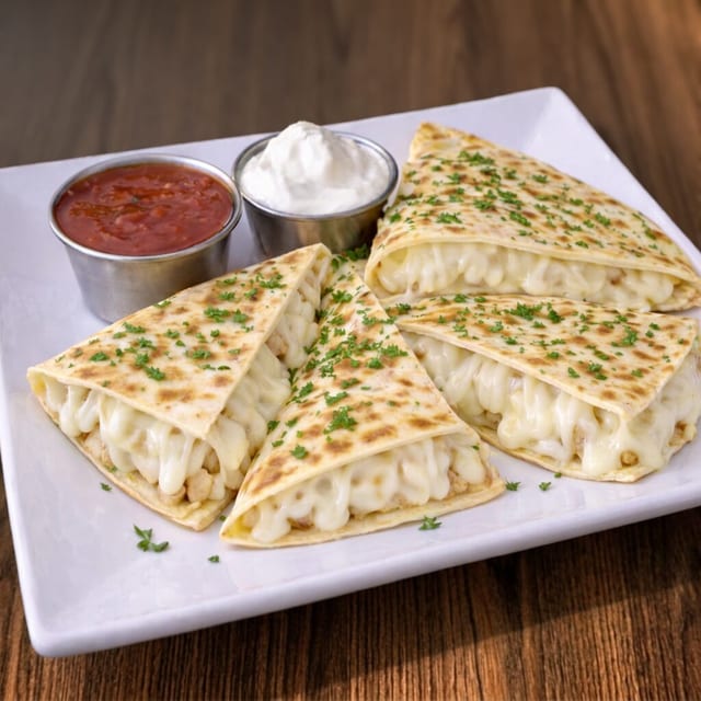 Cheese Quesadilla.