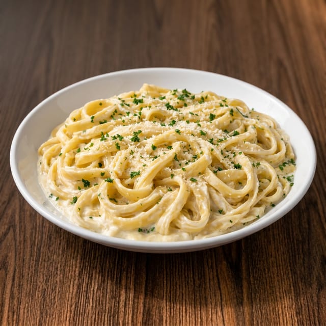 Fettuccine Alfredo.