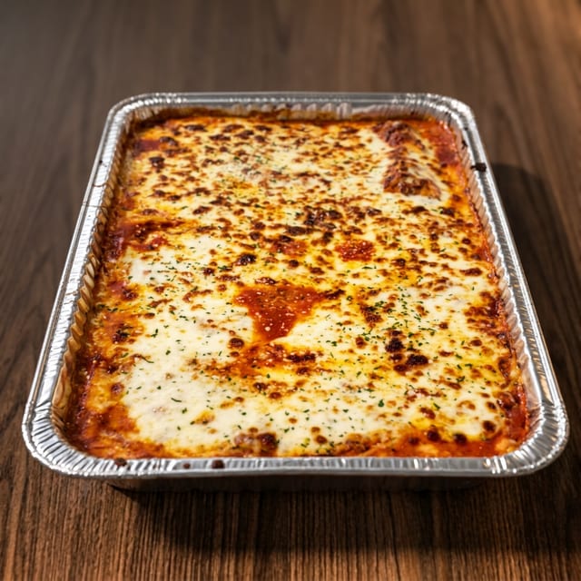 Half Tray Homemade Lasagna.