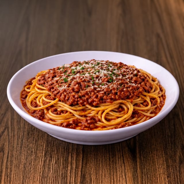Kids Spaghetti with Meatsauce.