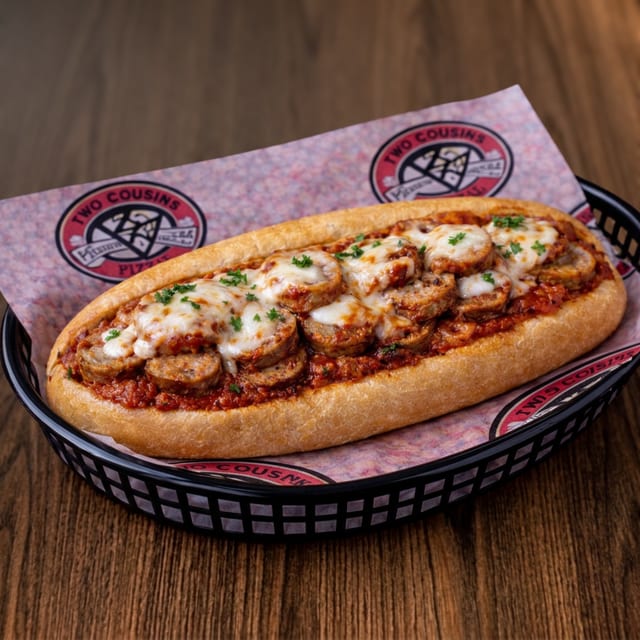 Sausage Parm Sub.
