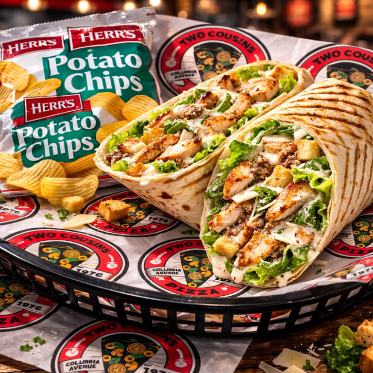 Delicious Chicken Caesar Wrap