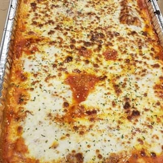 Half Tray Homemade Lasagna