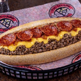 Pepperoni Wizz Cheesteak sub